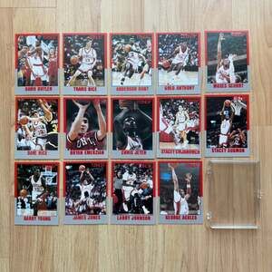 1990-91 UNLV Runnin Rebels Basketball Trading Card Set 14 Cards
